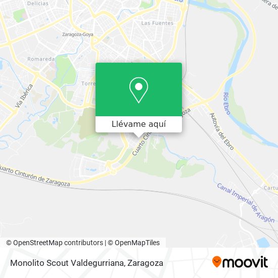 Mapa Monolito Scout Valdegurriana