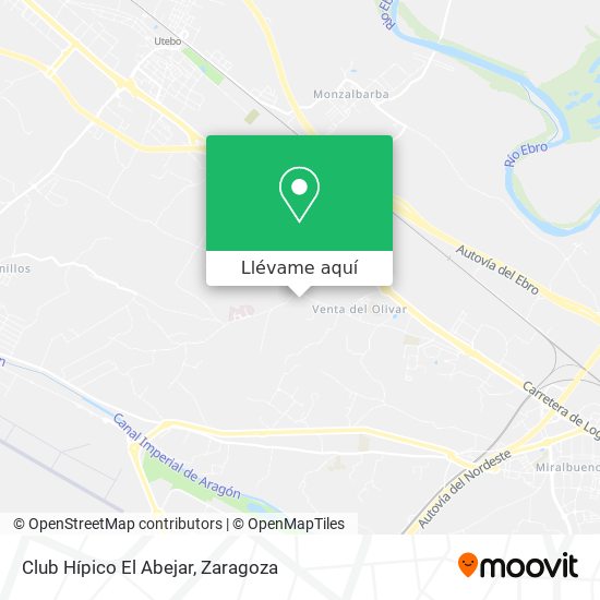 Mapa Club Hípico El Abejar