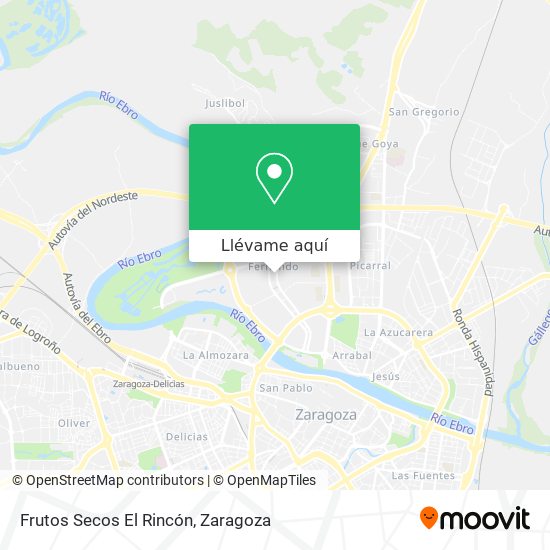 Mapa Frutos Secos El Rincón