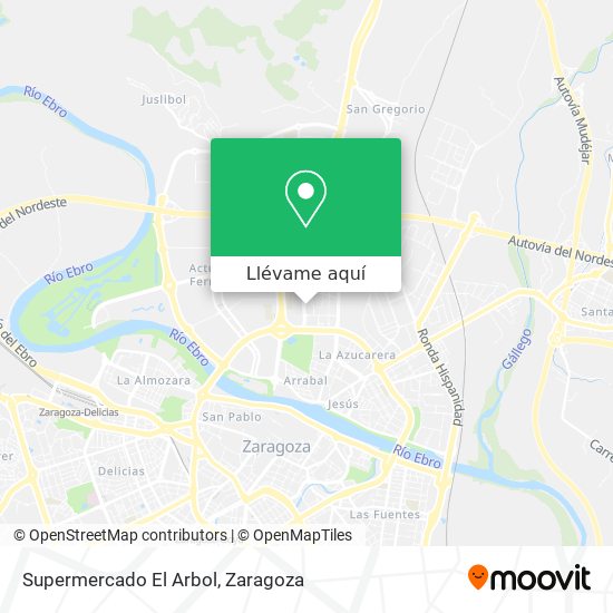 Mapa Supermercado El Arbol