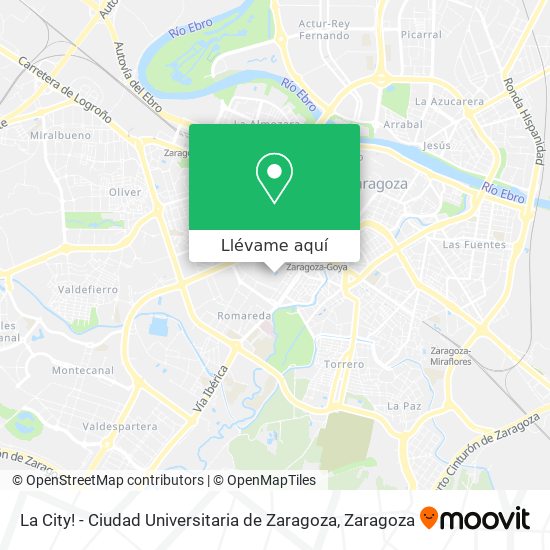 Mapa La City! - Ciudad Universitaria de Zaragoza