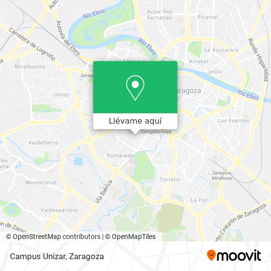 Mapa Campus Unizar