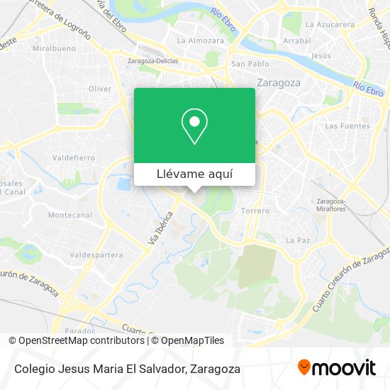Mapa Colegio Jesus Maria El Salvador