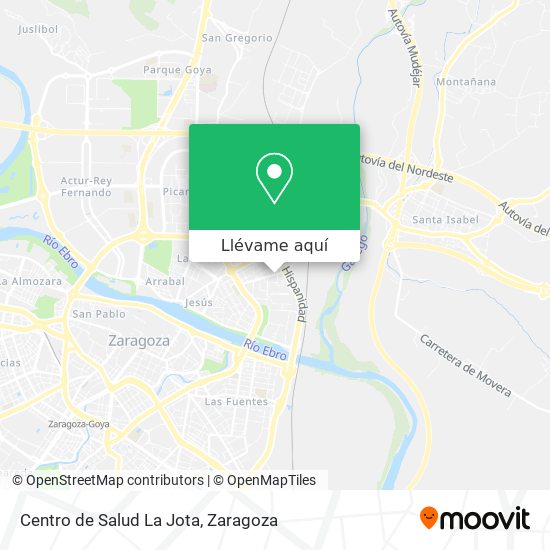 Mapa Centro de Salud La Jota