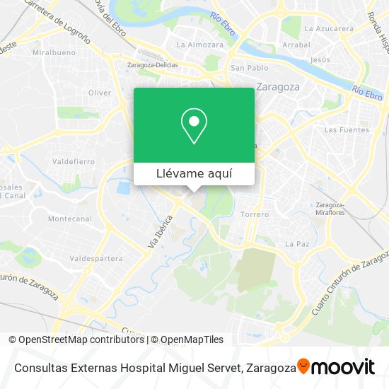 Mapa Consultas Externas Hospital Miguel Servet