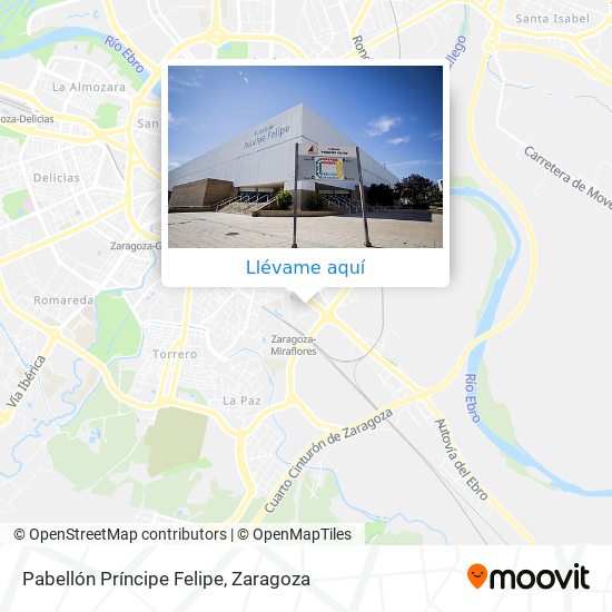 Mapa Pabellón Príncipe Felipe