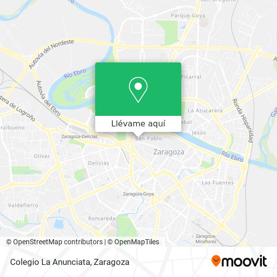 Mapa Colegio La Anunciata
