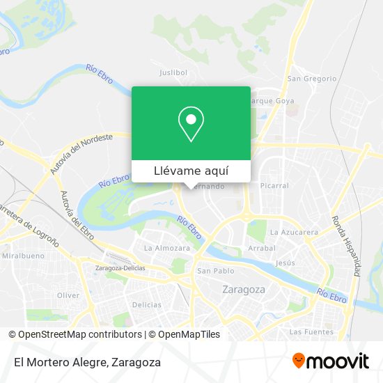 Mapa El Mortero Alegre