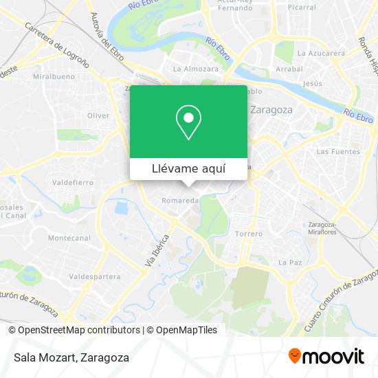 Mapa Sala Mozart