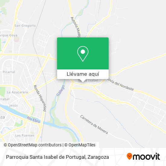 Mapa Parroquia Santa Isabel de Portugal