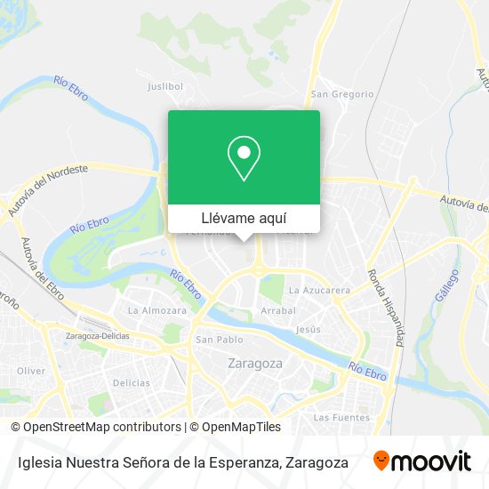 Mapa Iglesia Nuestra Señora de la Esperanza