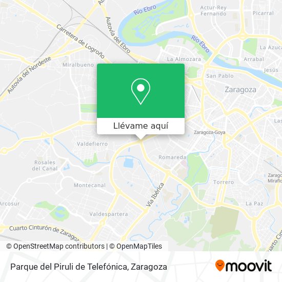 Mapa Parque del Piruli de Telefónica