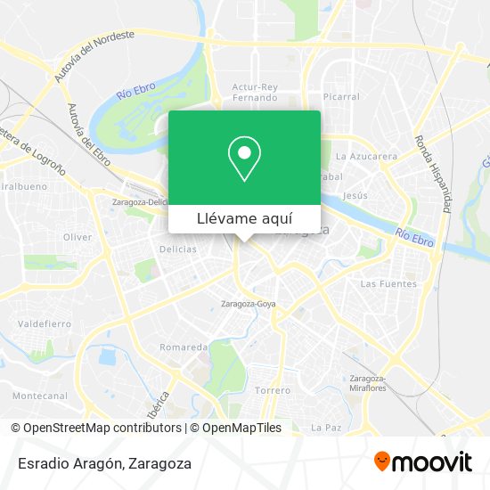 Mapa Esradio Aragón