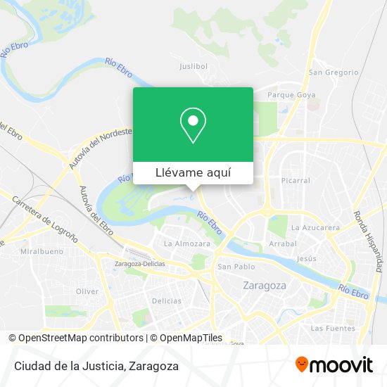 Mapa Ciudad de la Justicia