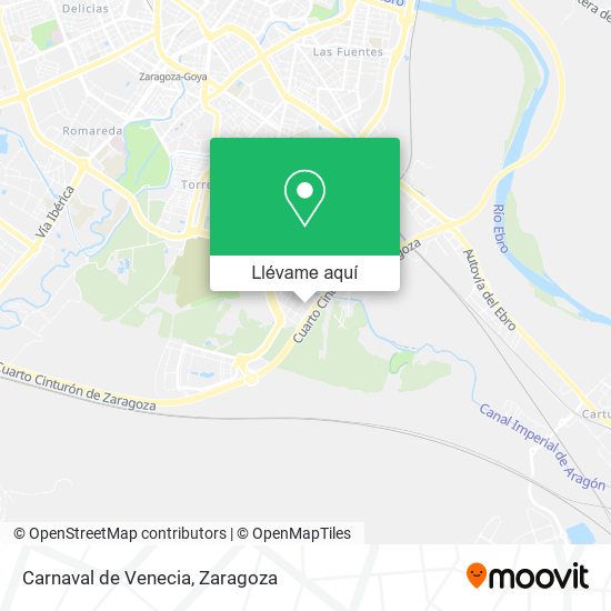 Mapa Carnaval de Venecia