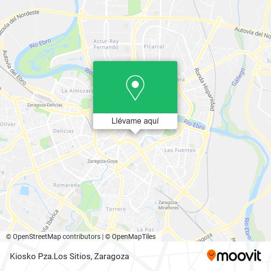 Mapa Kiosko Pza.Los Sitios