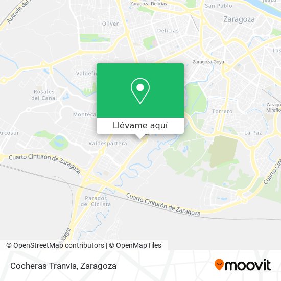 Mapa Cocheras Tranvía