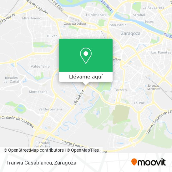 Mapa Tranvía Casablanca
