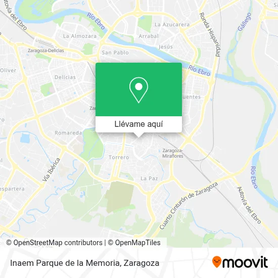 Mapa Inaem Parque de la Memoria