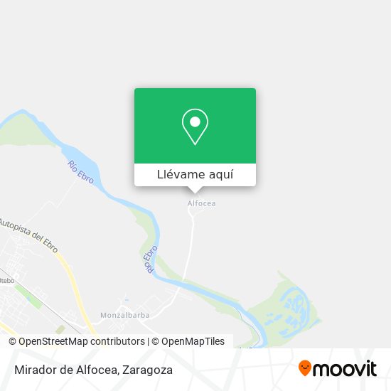 Mapa Mirador de Alfocea