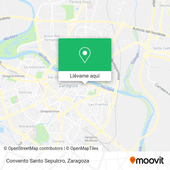 Mapa Convento Santo Sepulcro