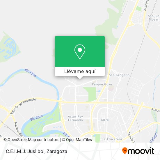 Mapa C.E.I.M.J. Juslibol