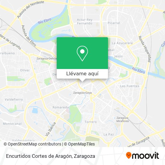 Mapa Encurtidos Cortes de Aragón