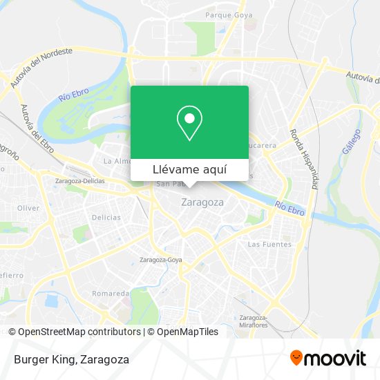 Mapa Burger King