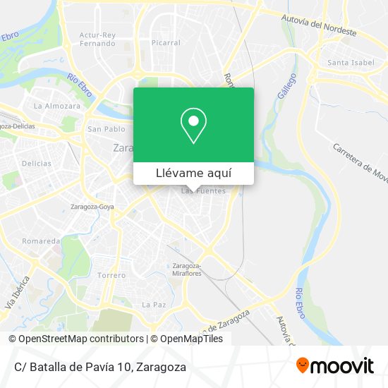 Mapa C/ Batalla de Pavía 10