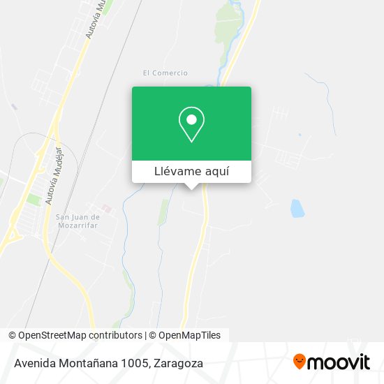 Mapa Avenida Montañana 1005