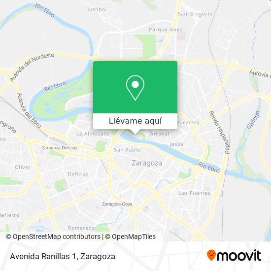 Mapa Avenida Ranillas 1