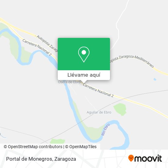 Mapa Portal de Monegros