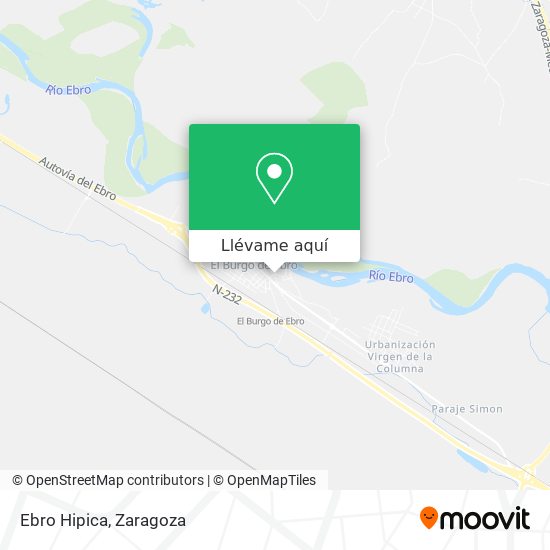 Mapa Ebro Hipica