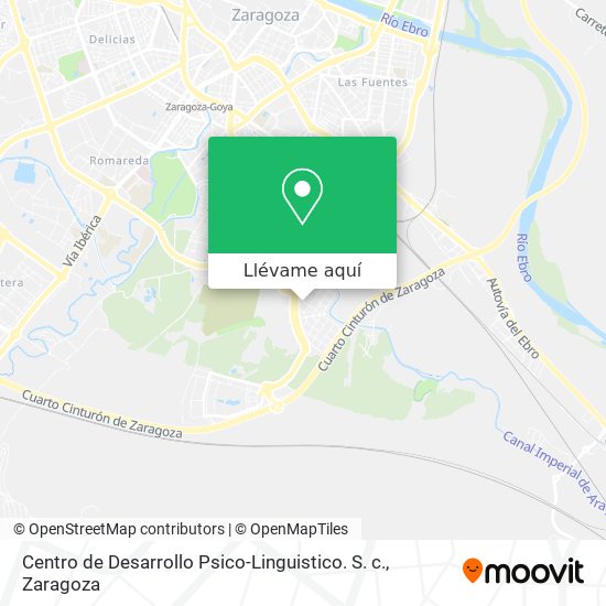 Mapa Centro de Desarrollo Psico-Linguistico. S. c.
