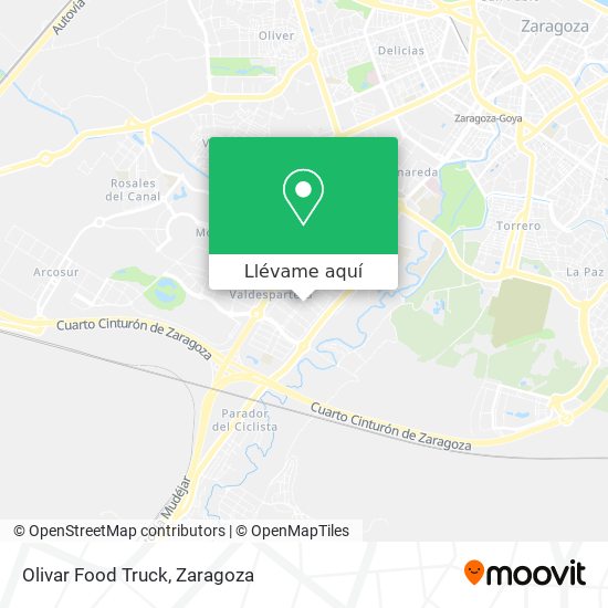 Mapa Olivar Food Truck