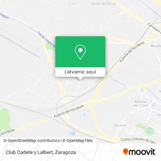 Cómo llegar a Club Cadete y Lalbert en Zaragoza en Autobús?