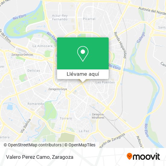 Mapa Valero Perez Camo