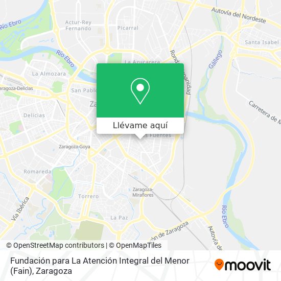 Mapa Fundación para La Atención Integral del Menor (Fain)