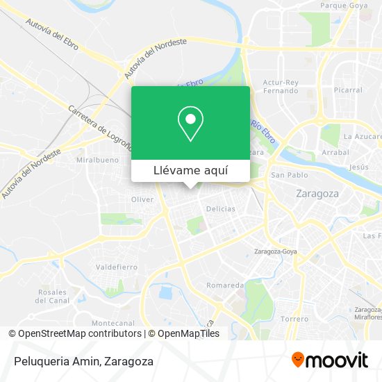 Mapa Peluqueria Amin
