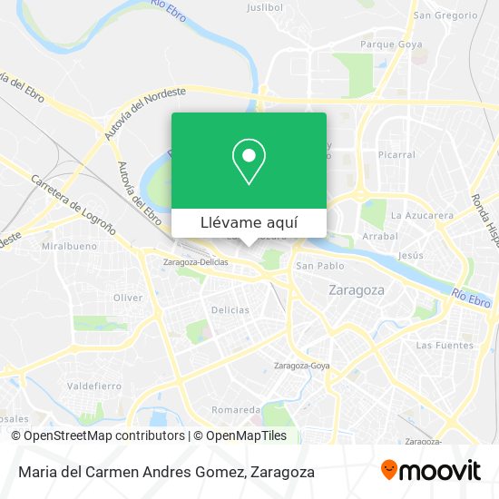 Mapa Maria del Carmen Andres Gomez