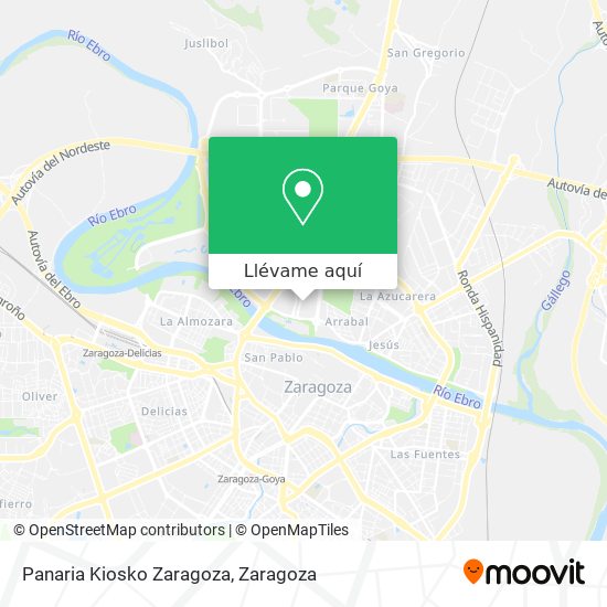 Mapa Panaria Kiosko Zaragoza