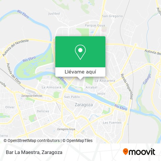 Mapa Bar La Maestra