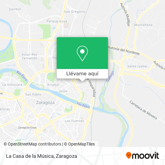 Mapa La Casa de la Música