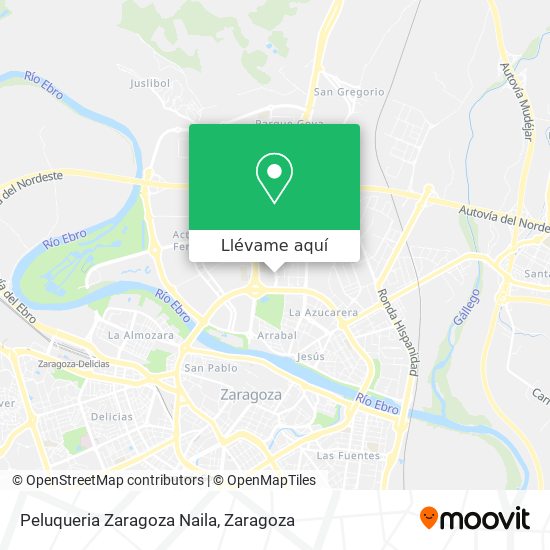 Mapa Peluqueria Zaragoza Naila