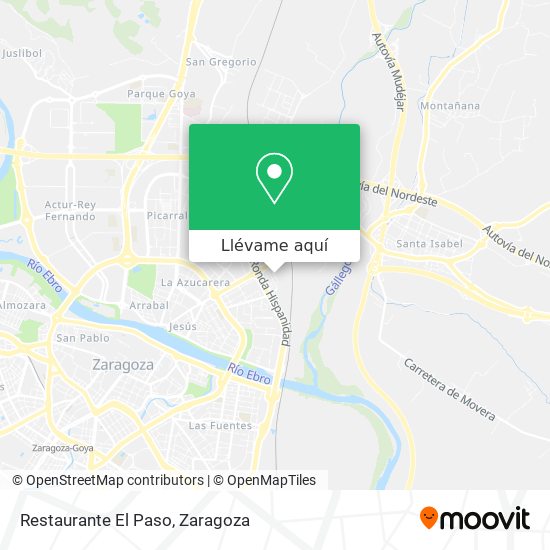 Mapa Restaurante El Paso