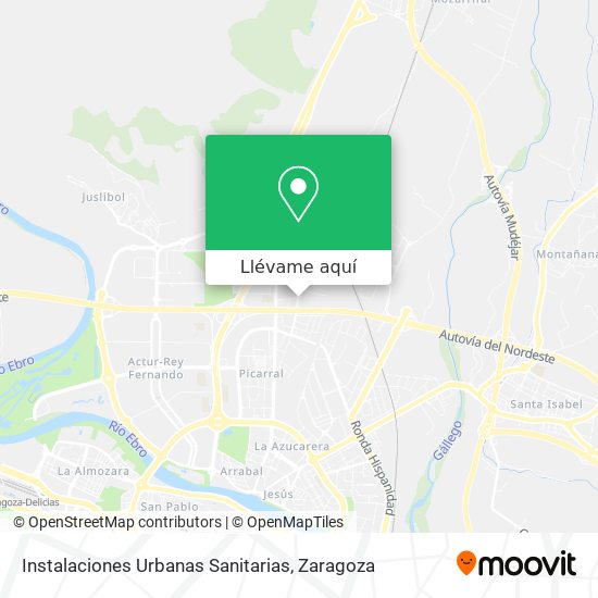 Mapa Instalaciones Urbanas Sanitarias
