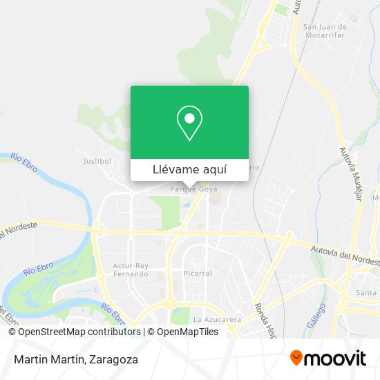 Mapa Martin Martin
