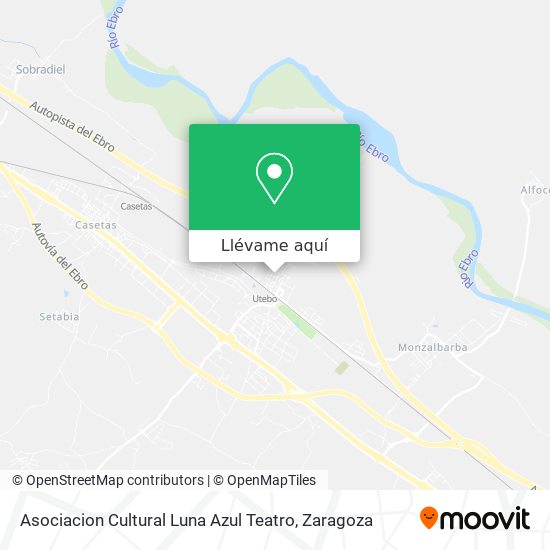 Mapa Asociacion Cultural Luna Azul Teatro