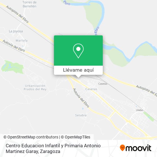 Mapa Centro Educacion Infantil y Primaria Antonio Martinez Garay