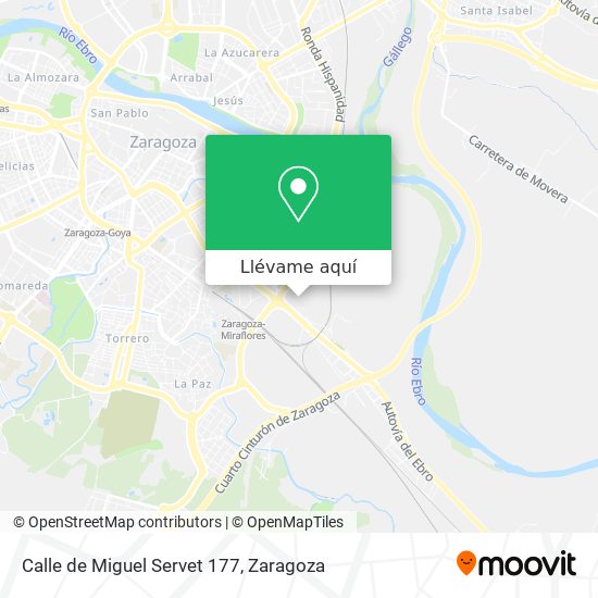 Mapa Calle de Miguel Servet 177